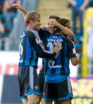 Matias Concha,  Markus Johannesson och Stefan Batan,