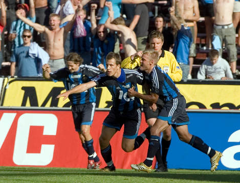 Tobias Hysén, Djurgården, jubel, glädje
