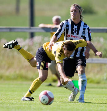 Daniel De Stefano bringas på fall. Fall