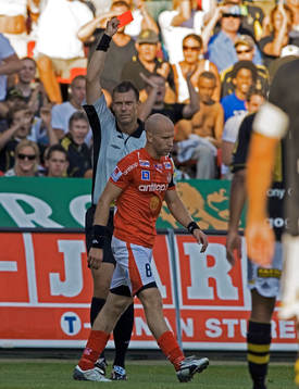 Daniel Stålhammar och Henrik Rydström, Kalmar rött kort,