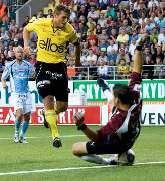 Anders Svensson fri med Jonas Sandqvist, men Jonas räddar