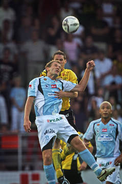 Jonatan Johansson, Malmö i nickduell med Jon Jönsson,