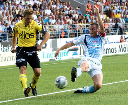 Anders Svensson dominerade, här mot landslagskompisen