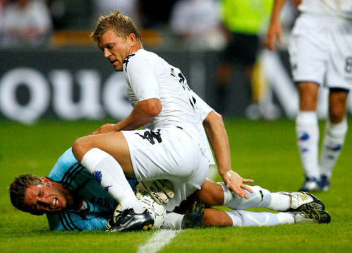 Marcus Allbäck, Köpenhamn och Maarten Stekelenburg,