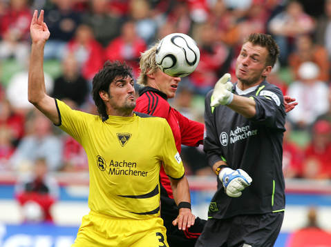 Fotboll, tysk, bundesliga, Bayer Leverkusen - Alemannia