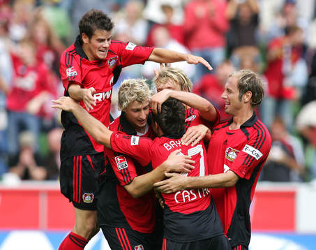 Fotboll, tysk, bundesliga, Bayer Leverkusen - Alemannia