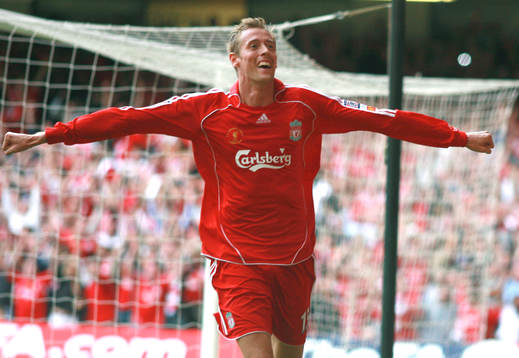 Peter Crouch, Liverpool, jubel