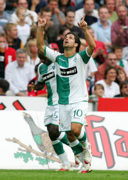Diego, Werder Bremen, jubel, glädje