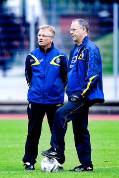Roland Andersson och Lars Lagerbäck, Förbundskapten