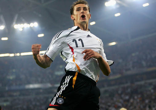 Miroslav Klose, Tyskland, jubel