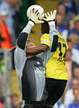 Manuel Neue, målvakt, Moses Sichone, Schalke