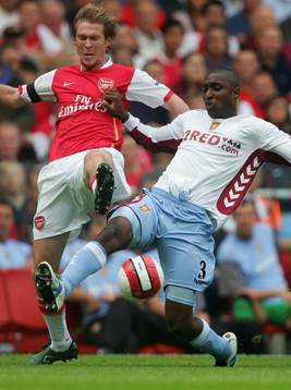 Alexander Hleb, Arsenal, Jlloyd Samuel, Aston Villa