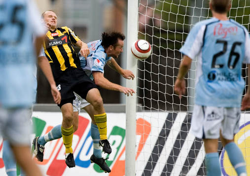 Peter Olofsson reducerar till 1-3, Ulrich Vinzents, Malmö