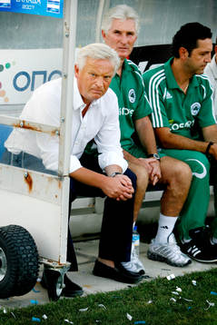 Hans Backe, Hasse Backe, tränare Panathinaikos