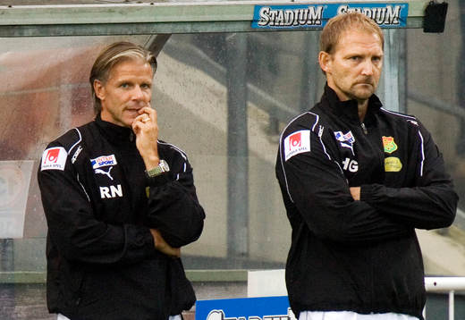 Roland Nilsson och Hans Gren, tränare