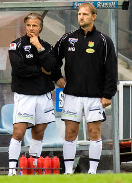 Roland Nilsson och Hans Gren, tränare