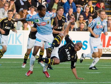 Rene Muzola Makondele, Gefle och Jimmy Tamandi, AIK