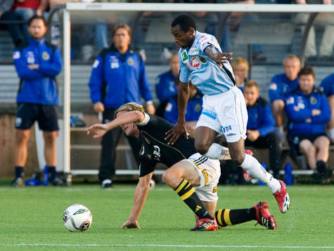 Daniel Tjernström, AIK och Rene Muzola Makondee, Gefle