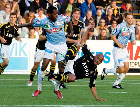 Rene Muzola Makondele, Gefle och Jimmy Tamandi, AIK