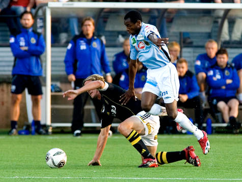 Daniel Tjernström, AIK och Rene Muzola Makondee, Gefle