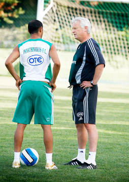 Fotboll, Grekisk Liga, Hans Backe, Hasse Backe, tränare,