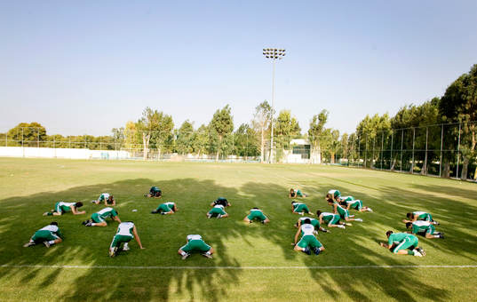 Fotboll, Grekisk Liga, Träning med Panathinaikos i skuggan