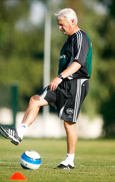 Fotboll, Grekisk Liga, Hans Backe, Hasse Backe, tränare,