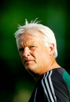 Fotboll, Grekisk Liga, Hans Backe, Hasse Backe, tränare,