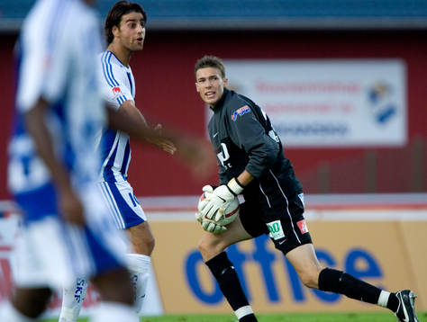 Östers målvakt Robin Malmqvist