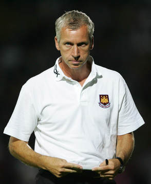 Alan Pardew, tränare, West Ham
