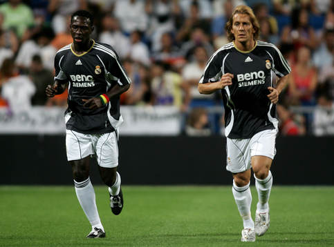 Mahamodou Diarra och Michel Salgado, Real Madrid