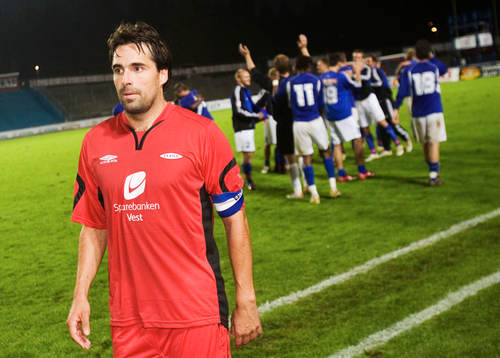1-0, Åtvidaberg vidare i Uefa Cupen. Martin Andresen, depp