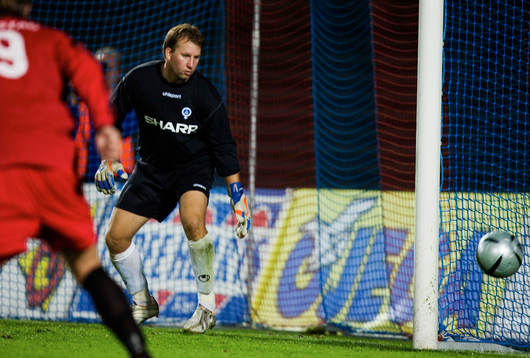 1-0, Åtvidaberg vidare i Uefa Cupen. Henrik Gustavsson,