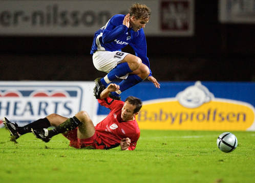 1-0, Åtvidaberg vidare i Uefa Cupen. Martin Jönsson och
