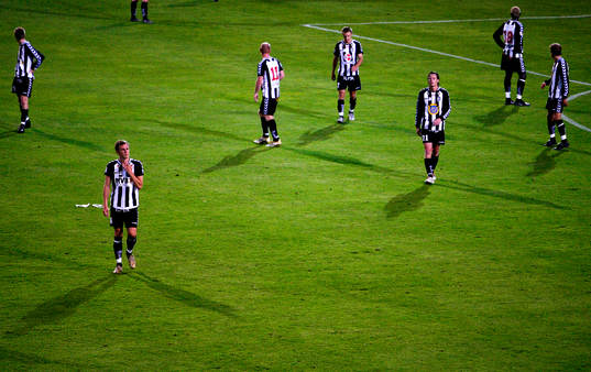 Fotboll, Superettan, Landskrona, depp