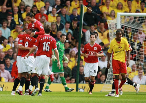 Fotboll, Engelsk, Premier League,  Watford - Manchester