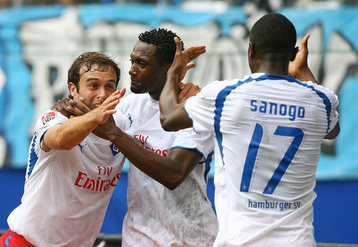 Joris Mathijsen, Collin Benjamin, Boubacar Sanogo, Hamburg,