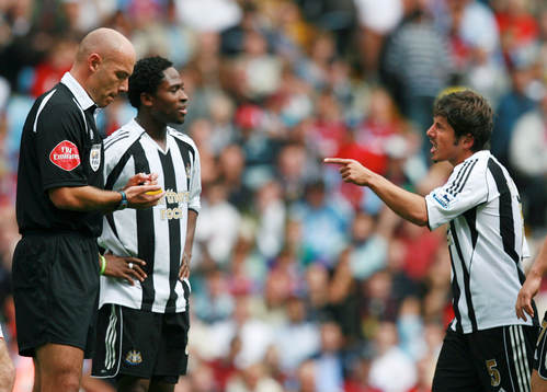 Fotboll, Engelsk, Premier League, Aston Villa - Newcastle