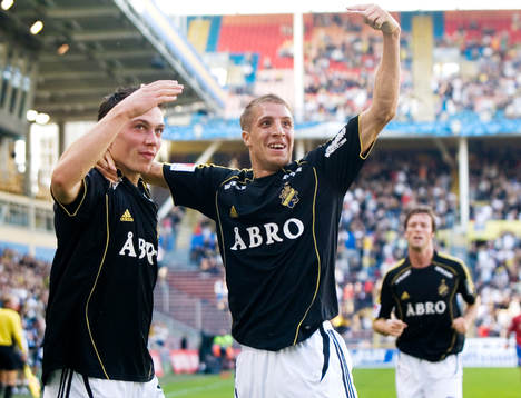Jubel av Miran Burgic och Kenny Pavey