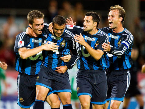 Lance Davids, jubel, Sölvi Ottesen och Markus Johannesson