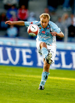 Fotboll, Allsvenskan, Anders Andersson, Malmö, med tungan