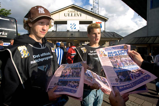 Tidning, Matchbladet, försäljare, tidningsförsäljare