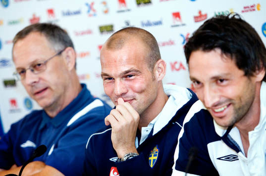 Lars Lagerbäck, Fredrik Ljungberg och Rami Shaaban