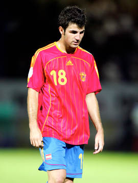 Cesc Fabregas, Spanien, depp