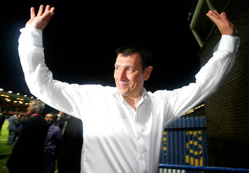 Lawrie Sanchez, förbundskapten, Nordirland, jubel, glädje