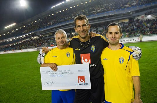 Fotboll, Sverige - Liechtenstein, Svenska spel,