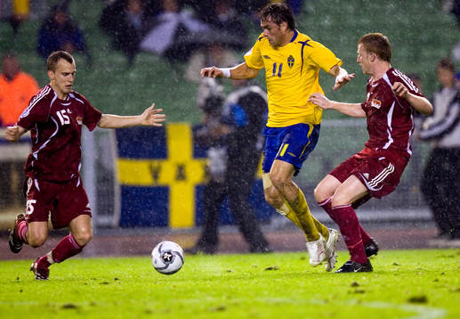 Johan Elmander och Sandro Maierhofer