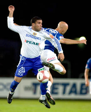 Arash Bayat, Sundsvall, Mattias Thylander, Trelleborg