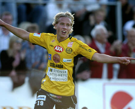 Adam Berner, Mjällby, jubel