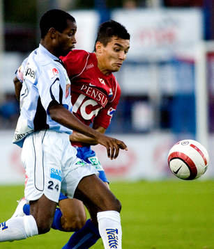 Rene Muzola Makondele, Gefle och Emin Nouri, Öster